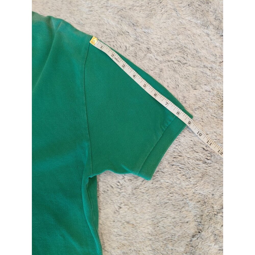 Polo Ralph Lauren Short Sleeve Polo Shirt Men's Med Green Performance Pullover - Picture 8 of 10